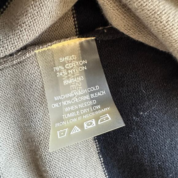 NWT Calvin Klein Striped Knit Crew Neck Sleeveless Mini Dress Size M - Picture 8 of 10